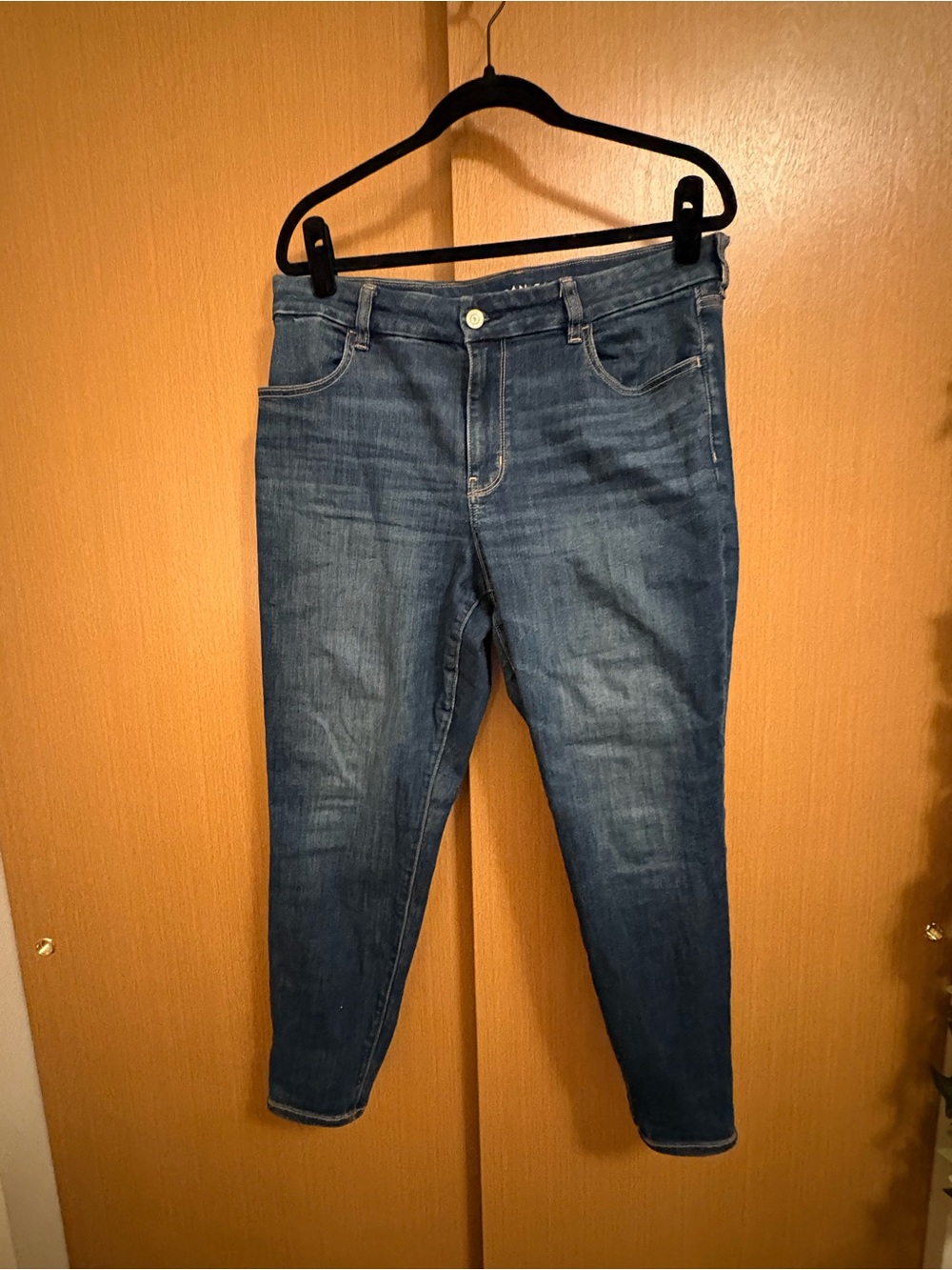 American Eagle Outfitters Dark Blue Curvy Jeggings